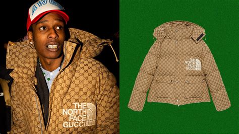 the north face x gucci nuptse|gucci x north face tracksuit.